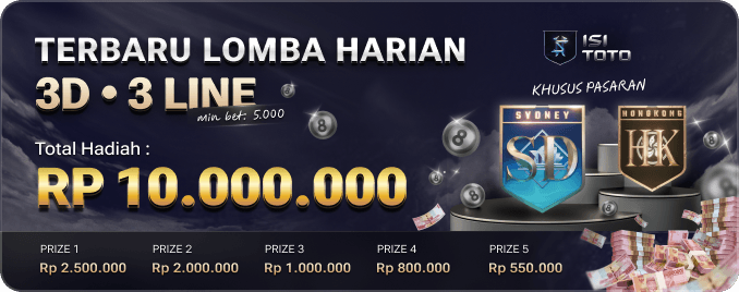 LOMBA HARIAN 3D-3LINE